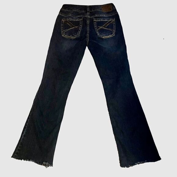 Silver Jeans Suki Bootcut Fringed Cuff Jeans Size 27 - Picture 6 of 13